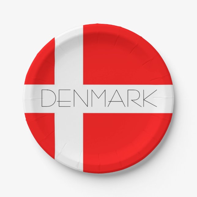 Denmark Paper Plates! Plate (Front)