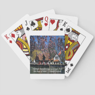 Denmark Photo & Famous Proverb Playing Cards