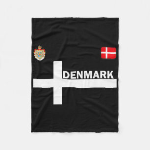 Denmark Shirt-flag Jersey Soccer Tee-travel-footll Fleece Blanket