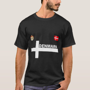 Denmark Shirt-flag Jersey Soccer Tee-travel-footll T-Shirt