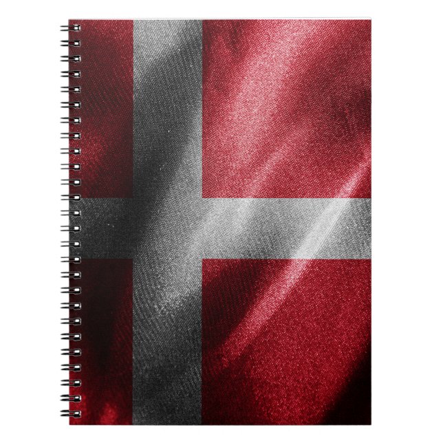 Denmark silk flag notebook (Front)
