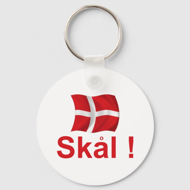 Denmark Skal! Key Ring (Front)