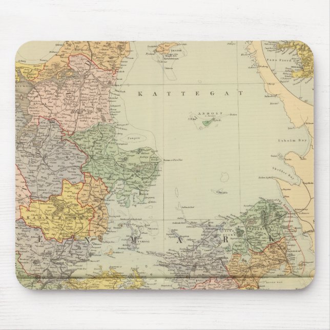 Denmark, Sleswig, Holstein Mouse Pad (Front)