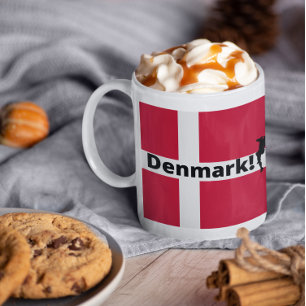 Denmark soccer coffee mug