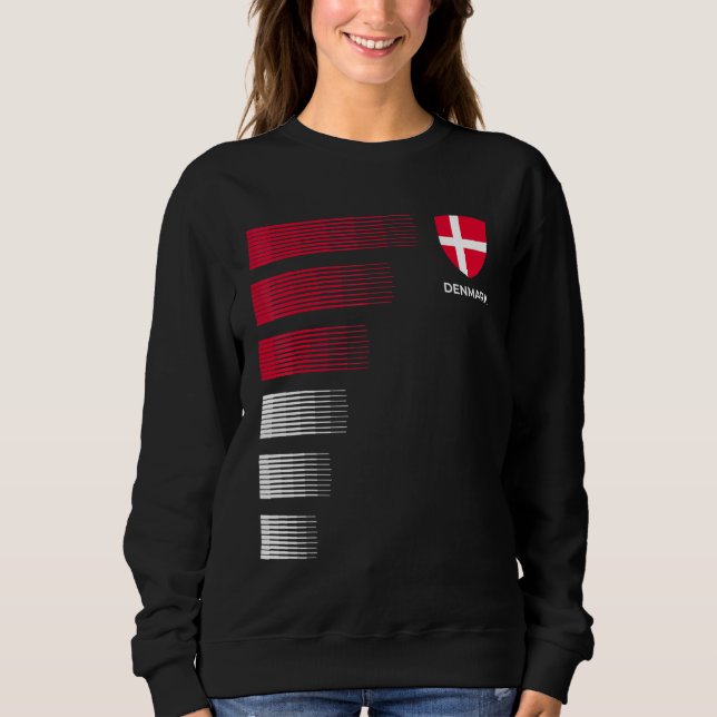 Denmark Soccer Jersey Sweatshirt (Front)