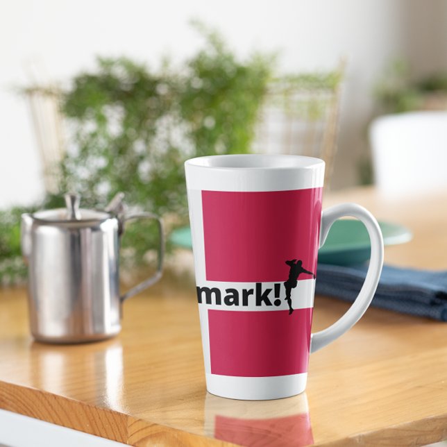 Denmark soccer   latte mug (Creator Uploaded)