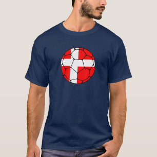 Denmark Soccer Team Supporter Denmark Flag Man T-Shirt