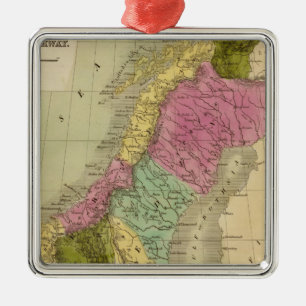 Denmark, Sweden and Norway Metal Tree Decoration