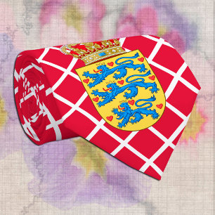 Denmark Ties, fashion Danish Flag business Tie