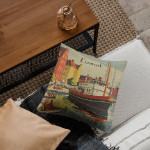 Denmark Vintage Travel Poster 