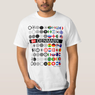 Denmark World Cup 2010 Group E Indicated T-Shirt