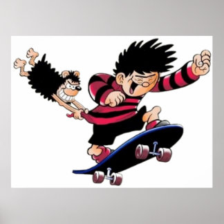 Dennis and gnasher poster