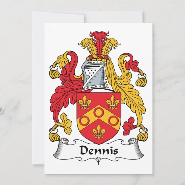 Dennis Family Crest (Front)