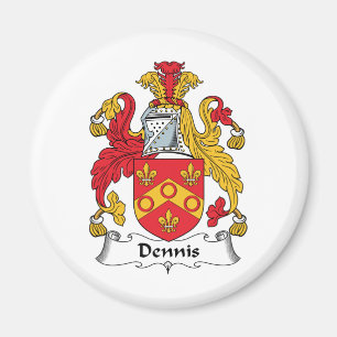 Dennis Family Crest Magnet