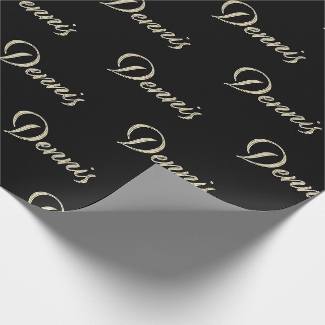 Dennis First name of edles gift paper (Corner)