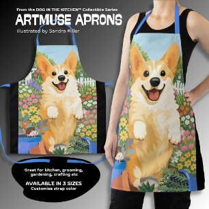 DENNY da Corgi   All-Over Print Apron