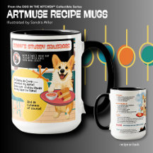 DENNY'S STUBBY SAUSAGES Corgi Art Muse Recipe 