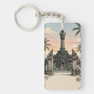 Denpasar Bali - The Cultural Heart of Bali Key Ring