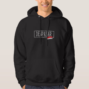 Denpasar City Indonesia Vacations Country Travel W Hoodie