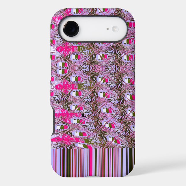 Dense and Intricate Abstract Pattern Art Print (Back)