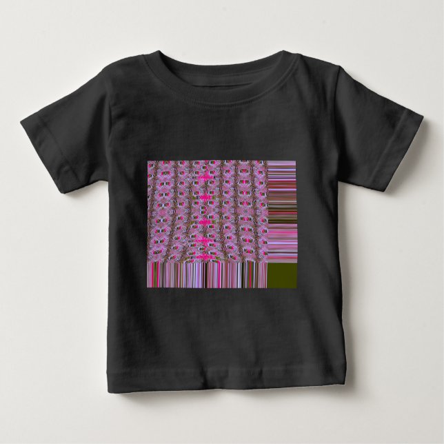 Dense and Intricate Abstract Pattern Art Print Baby T-Shirt (Front)