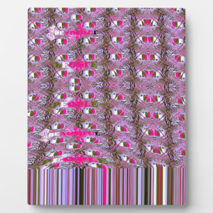Dense and Intricate Abstract Pattern Art Print Plaque