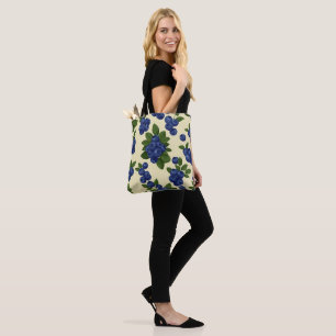 Dense Blueberry Seamless Pattern Tote Bag