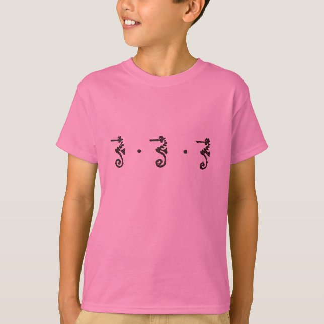 Denslow Seahorse   T-shirt (Front)