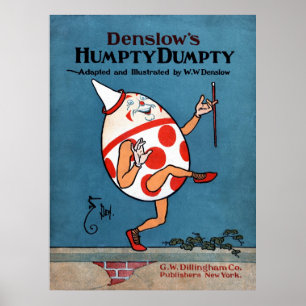 Denslow's Humpty Dumpty Book Cover Poster on Canva