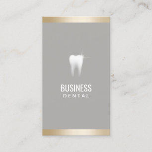 Dental Appointment Modern Gold Border Dentist