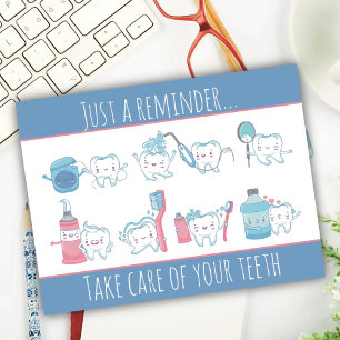 Dental Appointment Reminder Postcard