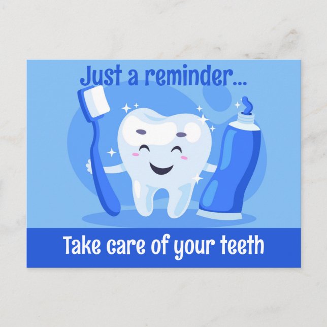 Dental Appointment Reminder Postcard (Front)