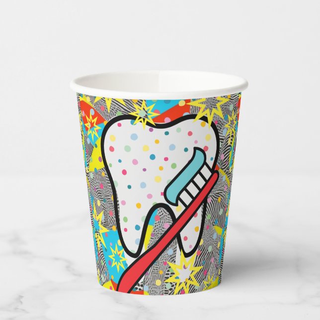 Dental Arts Paper Cups (Left)