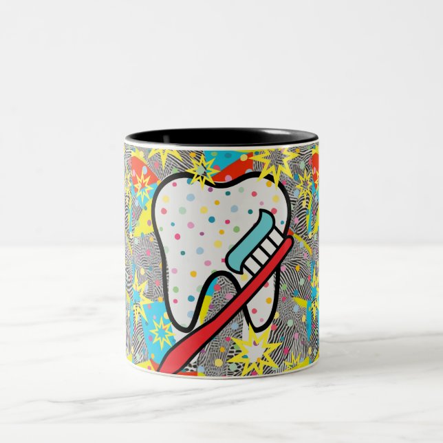 Dental Arts Two-Tone Coffee Mug (Center)
