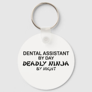 Dental Assistant Deadly Ninja Key Ring