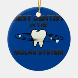 Dental Assistant Dentist Teeth Tooth Galaxy Molar Ceramic Ornament