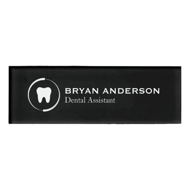 Dental Assistant Name Tag (Front)