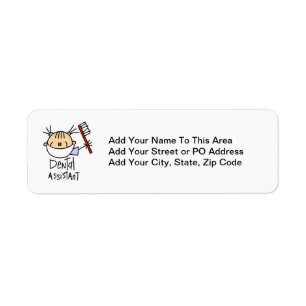 Dental Assistant Return Address Label