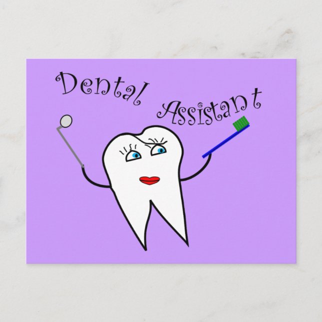 Dental Assistant T-shirts and Gifts Postcard (Front)