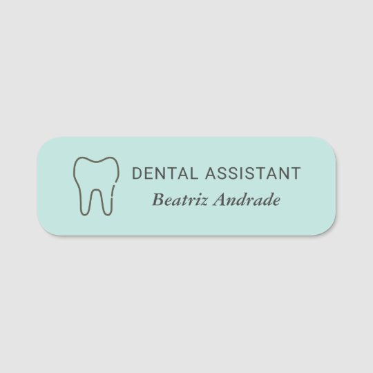 Dental Assistant Tooth Magnetic Custom Editable Name Zazzle Com Au Dental Assistant Tooth Magnetic Custom Editable Name Zazzle Com Au
