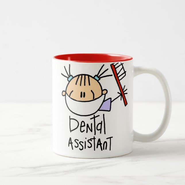 Dental Assistant Two-Tone Coffee Mug (Right)