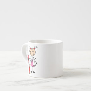 Dental Assistant With Toothbrush Espresso Cup