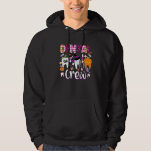 Dental Boo Crew Halloween Funny Dentist Assistant Hoodie