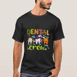 Dental Boo Crew Halloween Funny Dentist Assistant T-Shirt