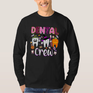 Dental Boo Crew Halloween Funny Dentist Assistant  T-Shirt