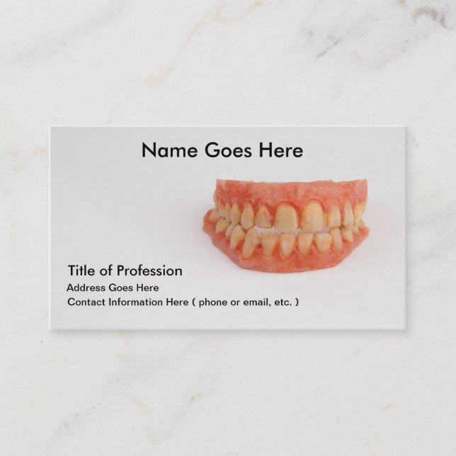 Dental Business Card (Front)