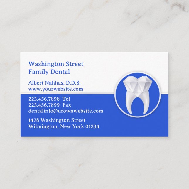 Dental Business Card w/ Appointment (Front)