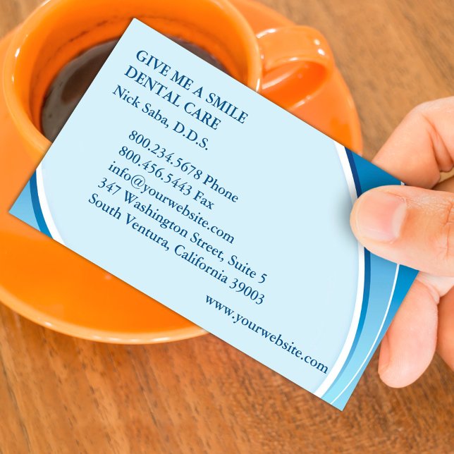 Dental Business Card w/ Appointment (Creator Uploaded)