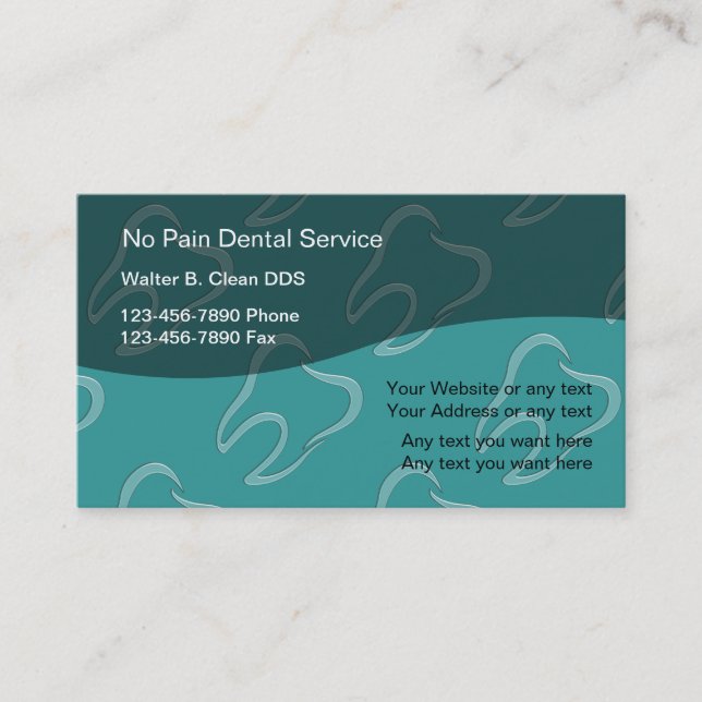 Dental Business Cards (Front)