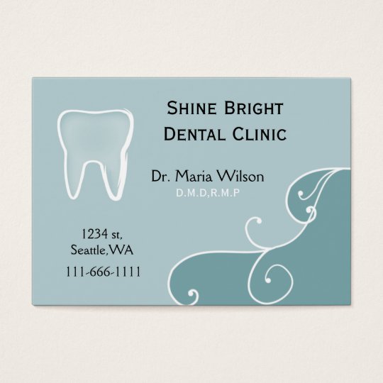 Dental businesscards with appointment card